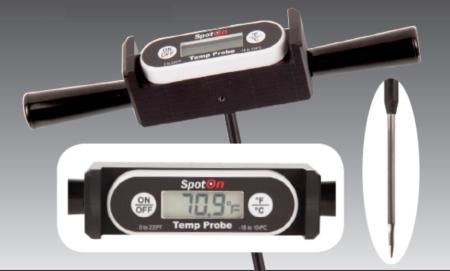 Turf-Tec Spot On Digital Soil Thermeometer - This 34 inch long probe can also check temperatures deep inside compost piles, hay bales and similar media. 