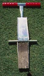 From the inventor of the original Soil Profile Sampler comes the new and improved Mascaro Profile Sampler.  The sample is extracted and then the cutter blade is simply opened with the aid of a specially designed hinge. 