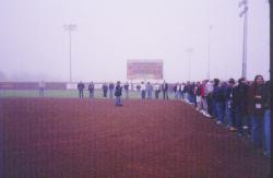 University of Texas in Austin, Texas.   This is the softball field built on native clay soil.