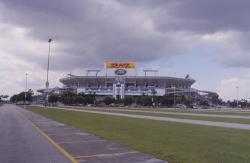 This is the tour I led for Dr. Phil Busey from the University of Florida.  This is Pro Player Stadium.  Alan Sigwart is Sports Turf Manager here.