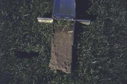 STMA Sports Field Tour at the City of Surprise, CA.  Here is a profile of the Stadium field.  It is a sand based field.  This is a soil profile taken with the Mascaro Profile Sampler 