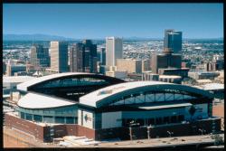 January 2005 this is the Sports Turf Managers Association Conference and Show in Phoenix, AZ. The Sports Field Tour took us to downtown Phoenix and to Bank One Ballpark, home of the Arizona Diamondbacks.